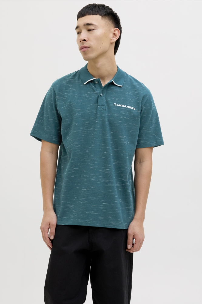 JCOLOGAN INJECT POLO SS SMU 12283821 DEEP TEAL